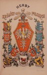 Herby Królów Polskich [pocztówka / przed 1939]