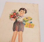 Z powinszowaniem imienin Karta okolicznościowa [pocztówka / przed 1939]