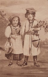 Wesołego Alleluja [Wielkanoc] Karta okolicznościowa [pocztówka / przed 1939]