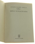 Myśli nieuczesane Lec Stanisław Jerzy (1991)