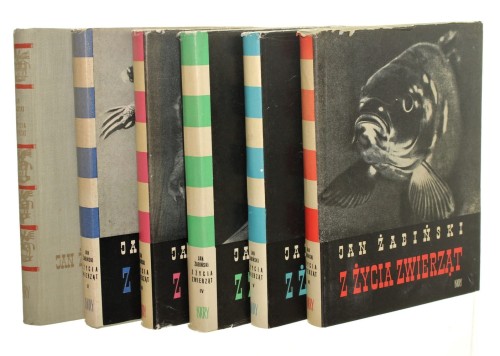Z życia zwierząt T. I-VI [komplet] Jan Żabiński (1964-69)