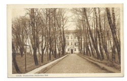Łuck [Луцьк, Łućk / Ukraina, obw. wołyński] Seminarium duchowne katolickie [pocztówka / przed 1939]