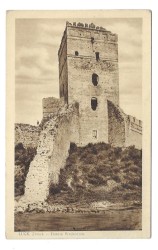 Łuck [Луцьк, Łućk / Ukraina, obw. wołyński] Zamek - baszta wschodnia [pocztówka / przed 1939]