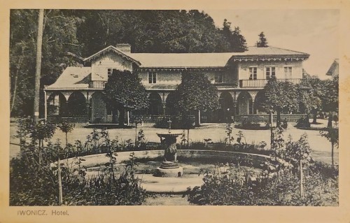 Iwonicz Hotel [pocztówka przed 1939]