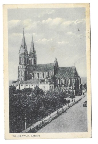 Włocławek Katedra [pocztówka przed 1939]