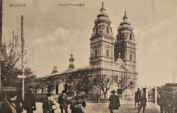 Mława Kościół parafialny [pocztówka przed 1939]