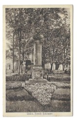 Siedlce Pomnik Kościuszki [pocztówka ca 1930] 