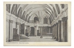 Częstochowa Sala rycerska [pocztówka przed 1939]