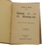 Śpiewy historyczne Julian Ursyn Niemcewicz [Polska w Pieśni / 1907]