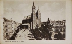 Kraków Kościół N. P. Marji [pocztówka przed 1939] 