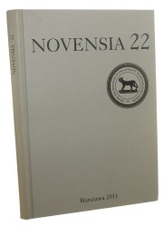 Novensia 22 Studia i materiały pod redakcją naukową Piotra Dyczka (2011)