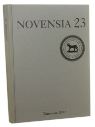 Novensia 23 Studia i materiały pod redakcją naukową Piotra Dyczka (2012)
