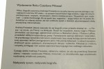 Miłosz Biografia Franaszek Andrzej [AUTOGRAF / 2012]