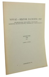 Novae - sektor zachodni 1969 Sprawozdanie tymczasowe z wykopalisk ekspedycji archeologicznej UW Oprac. Stefan Parnicki-Pudełko et al. (1972)