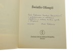 Światło Olimpii Maria Rotkiewicz [AUTOGRAF / 2011]