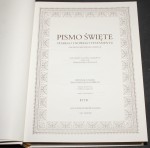 Pismo Święte Starego i Nowego Testamentu z komentarzami Jana Pawła II w przekładzie z jęz. oryg. biskup Kazimierz Romaniuk [edycja limitowana / egz. nr 770 / 2014]