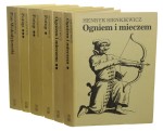 Ogniem i mieczem t. I-II Potop t. I-III Pan Wołodyjowski [Trylogia] Sienkiewicz Henryk proj. opr. i il. Jerzy Jaworowski [1989]