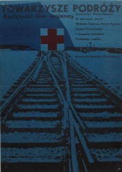 Plakat do filmu Towarzysze podróży Reż. Iskander Chamrajew Projekt Krzysztof Lenk (1964)