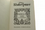 Tragedia Coriolanusa William Shakespeare [SKÓRA /  Dzieła w przekładzie Macieja Słomczyńskiego / 1984]
