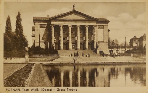 Poznań Teatr Wielki Opera [pocztówka ca 1930]