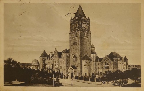 Poznań Były Cesarski Zamek [pocztówka ca 1930]