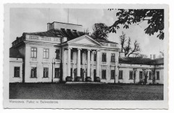 Warszawa Pałac w Belwederze [Zdjęcia z teki K. Wojutyńskiego / pocztówka ca 1939]