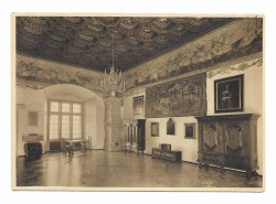 Kraków Wawel Zamek Królewski Sala turniejowa XVI wiek [pocztówka lata 30.] 
