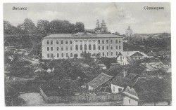 Buczacz [Ukraina, obw. tarnopolski] Gimnazyum [pocztówka ca 1914]