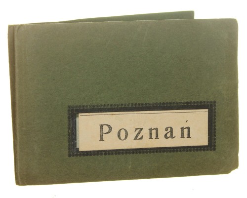 Poznań [album harmonijkowy, pocztówki, 9 kart, Poznań, ante 1939]