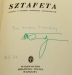 Sztafeta Książka o polskim pochodzie gospodarczym Wańkowicz Melchior Oprac. graf., fotomontaże Mieczysława Bermana [AUTOGRAF / PEŁNA SKÓRA / 1939]
