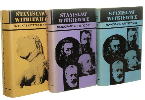 Sztuka i krytyka u nas Monografie artystyczne [3 wol.] Stanisław Witkiewicz (Pisma zebrane, T. I-II) (1971-74)