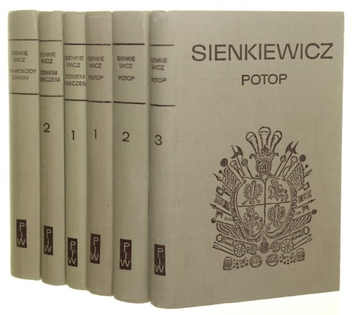 Trylogia Ogniem i mieczem Potop Pan Wołodyjowski Sienkiewicz Henryk il. J. M. Szancer [1967]
