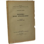 Ekonomika ruchu spółdzielczego Władysław Jenner z przedm. Leopolda Caro.[Biblioteka Polskiego Towarzystwa Ekonomicznego / 1932]