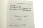 Salezjańskie wychowanie oratoryjne na warszawskiej Pradze Hanna Markiewicz, Kazimierz Misiaszek [autograf] (2021)