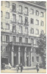 Gmach Ministerstwa Odbudowy Warszawa dzisiejsza Na odbudowę Warszawy [pocztówka ca 1950] 