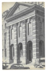 Gmach Banku Rolnego Warszawa dzisiejsza Na odbudowę Warszawy [pocztówka ca 1950]