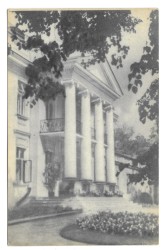 Belweder Warszawa przedwojenna Na odbudowę Warszawy [pocztówka ca 1950] 