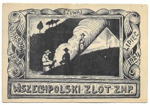 [Harcerze] Wszechpolski zlot Z. H. P. lipiec 1924 [pocztówka przed 1924]