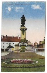 Warszawa Pomnik Mickiewicza [pocztówka przed 1930]