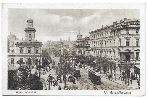 Warszawa Marszałkowska [pocztówka przed 1918]