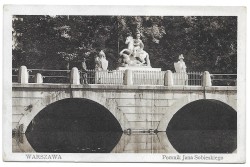 Warszawa Pomnik Jana Sobieskiego [pocztówka przed 1918] 