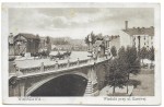 Warszawa Wiadukt przy ulicy Karowej [pocztówka przed 1918]