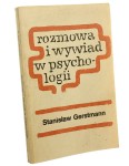 Rozmowa i wywiad w psychologii Stanisław Gerstmann [1980]