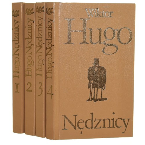 Nędznicy t. I-IV Wiktor Hugo [Biblioteka Klasyki Polskiej i Obcej / 1976]