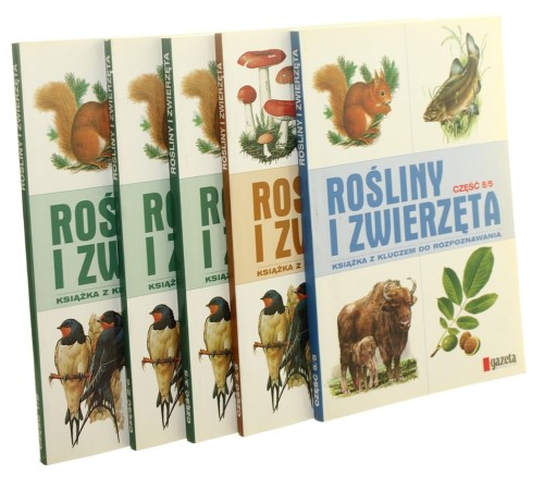Rośliny i zwierzęta Książka z kluczem do rozpoznawania cz. 1-5 [Praca zbiorowa] (2003)