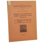 Badania nad wartością ziarna jęczmion plonu 1932/33 r. Cz. 1, Jakościowe cechy ziarna typów i odmian. Cz. 2, Jakościowe cechy ziarna jęczmion rożnego pochodzenia. Cz. 3, Spółzależności między różnemi cechami Stefan Lewicki [1935]