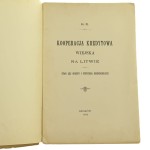 Kooperacja kredytowa wiejska na Litwie Stan jej obecny i potrzeba reorganizacji H. R. [1905]