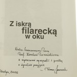 Z iskrą filarecką w oku świat i dzieło Bogdana Nawroczyńskiego Teresa Jaroszuk [DEDYKACJA AUTORKI / 2004]