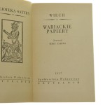 Wariackie papiery Wiech [Wiechecki Stefan] Ilustr. Jerzy Zaruba [1957]