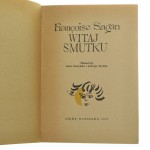 Witaj smutku Sagan Francoise okł. proj. Janusz Stanny [1957]